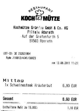 kcre Hffner Kochmtze Restaurant